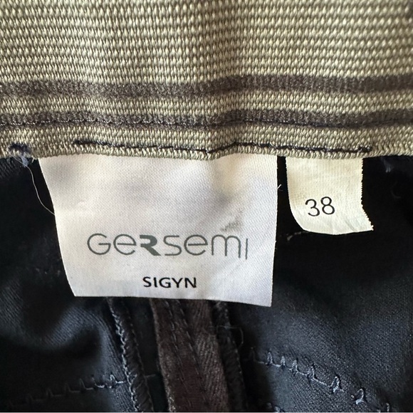GERSEMI SERI NAVY FULL SEAT RIDING PANTS BREECHES SIZE 38 - Picture 9 of 13